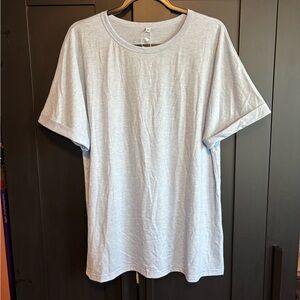 Casual Light Blue Women's Short Sleeve Tee